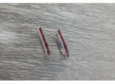 Diamond Ruby Earring